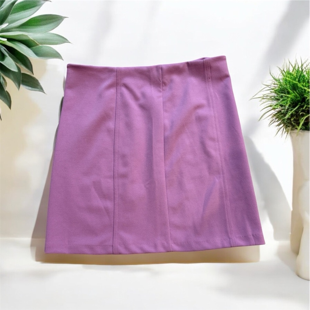 Zara NWT Lilac Mini Skirt Medium